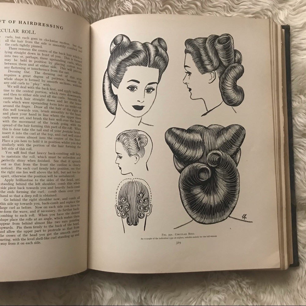 *My Collection* The Art & Craft of Hairdressing vintage textbook